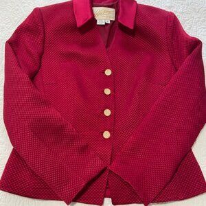 Vintage Rickie Freeman for Teri Jon Nites Blazer Women’s w/Gold Buttons Size 6
